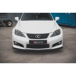 Накладка сплиттер на передний бампер Вариант2 на Lexus IS F II